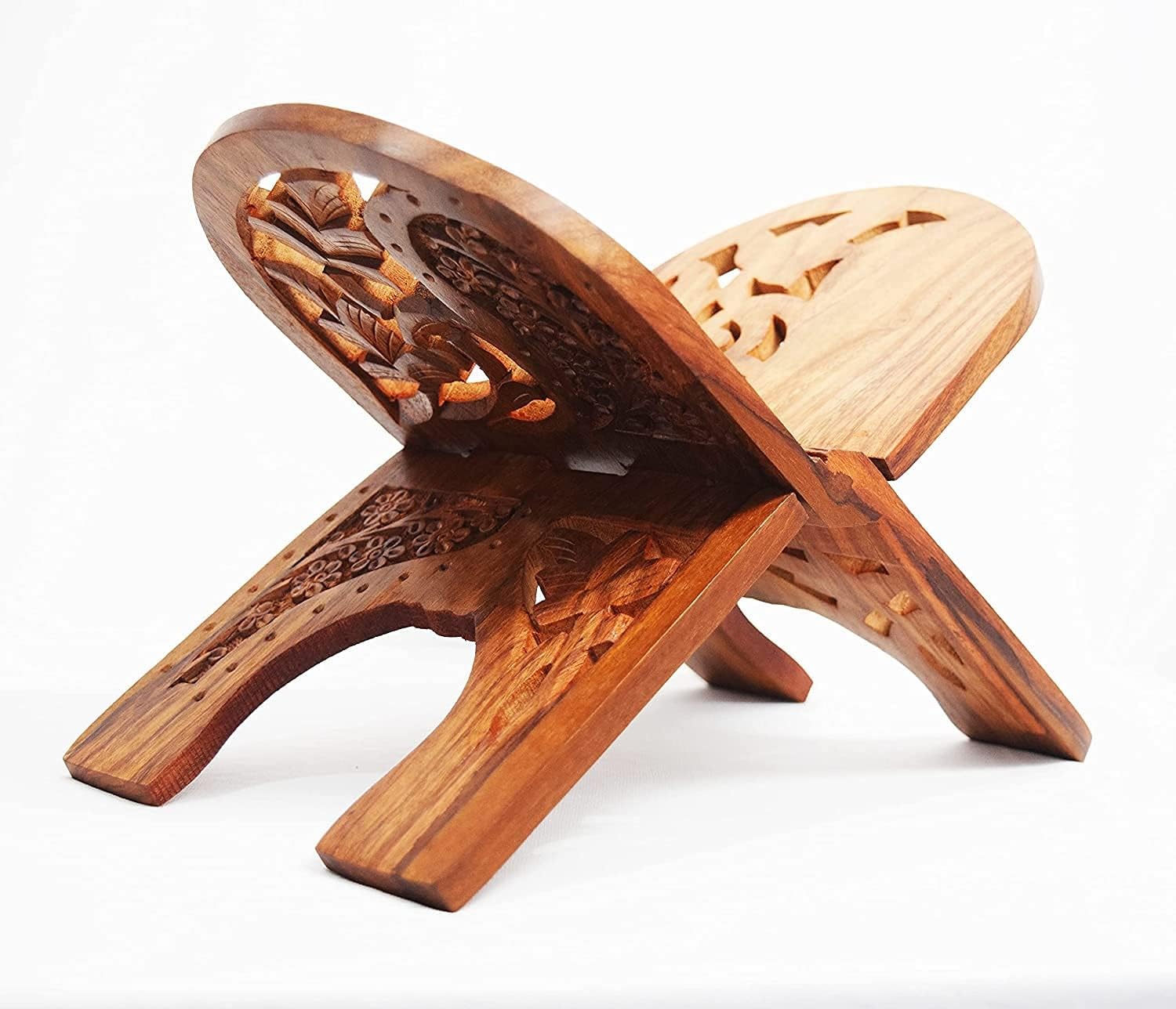 Sheesham Wooden Foldable holy Rehal Quran Book Stand | Book Stand for Reading